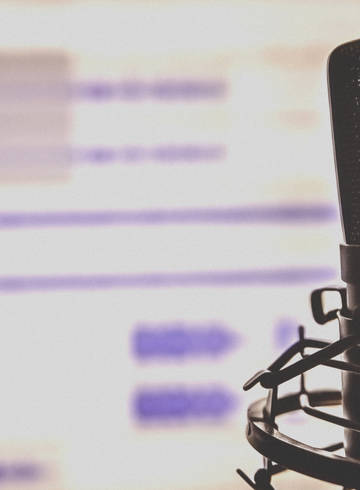 Mikrofon für Podcasts